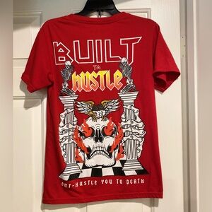 RGSTR skull born to hustle t shirt men’s small